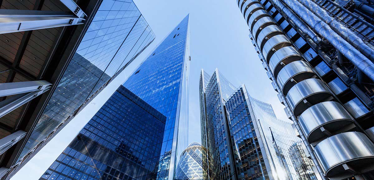 modern tall building sky view